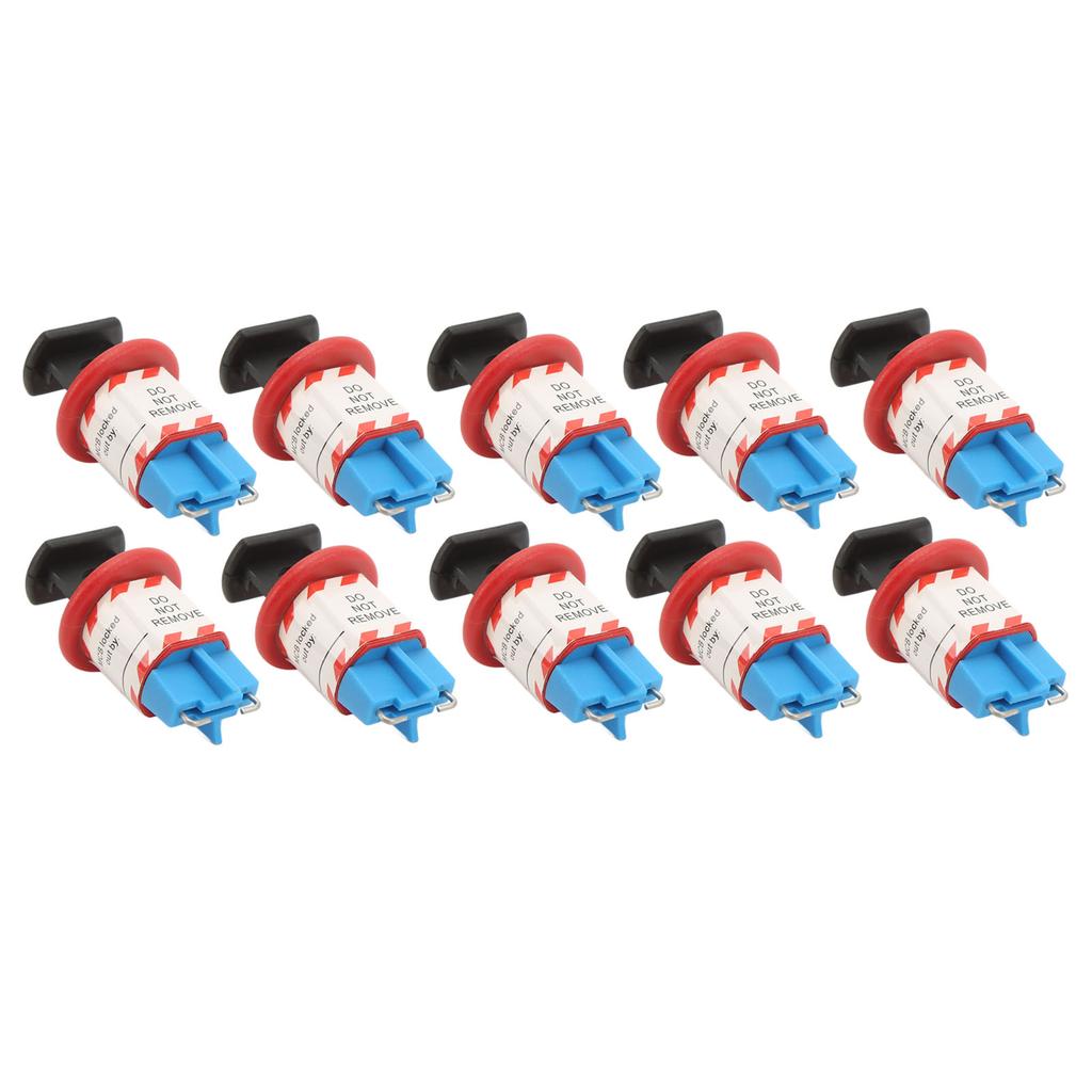 10PCS Electrical Circuit Breaker Lockout PIS Pin Inward Miniature Insulation Lock for Industrial Power Isolation Area