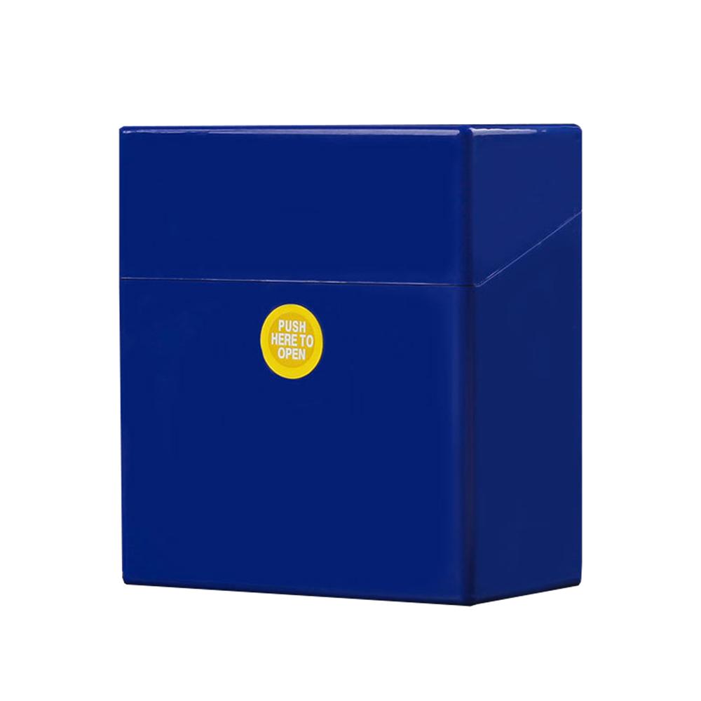 1pc Cigarette Case Pressure Proof Waterproof Hard Shell Protection Outer Button Cigarette Case Convenient Cigarette Case