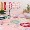 8mm Glass Beads for Jewelry Making DIY Crafts Lightweight Beaded Handicraft Portable Fashion