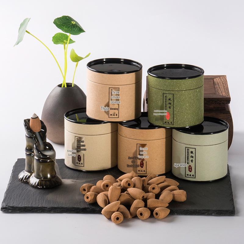 Ying Xiang Yuan Sandalwood & Agarwood Incense for Odor Removal Lao Shan Sandalwood Incense - 40 Cones (Paper Can)