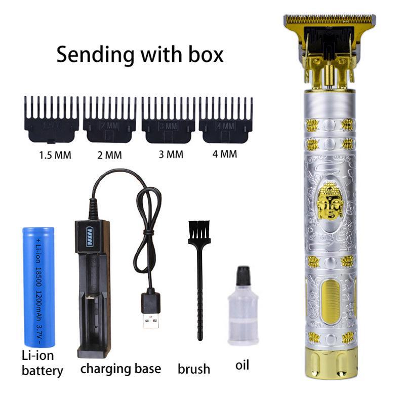 WAIKIL Electric Hair Clipper: Cross-Border Retro Carving Oil-Head & Bald Shaver