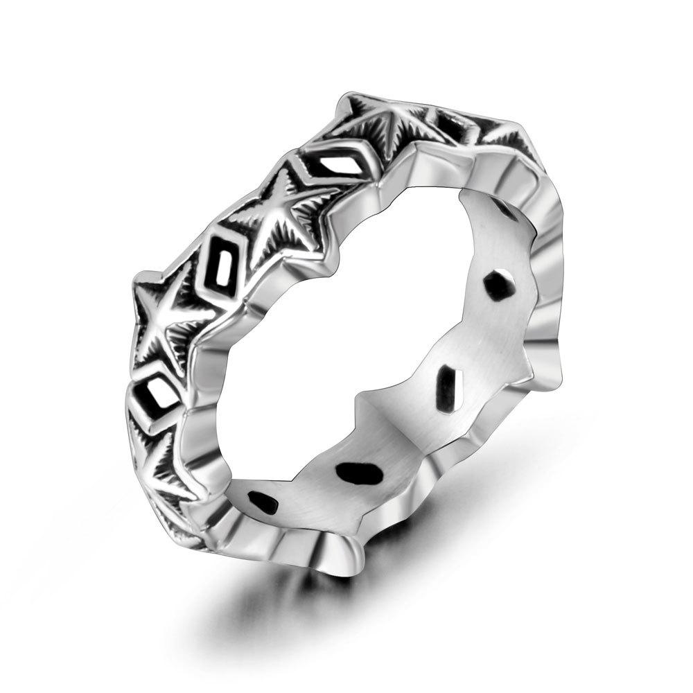 2026 Korean Version of Five-pointed Star Ring, Thin Ring Couple Ring, Girls Jewelry Fashion Accessories