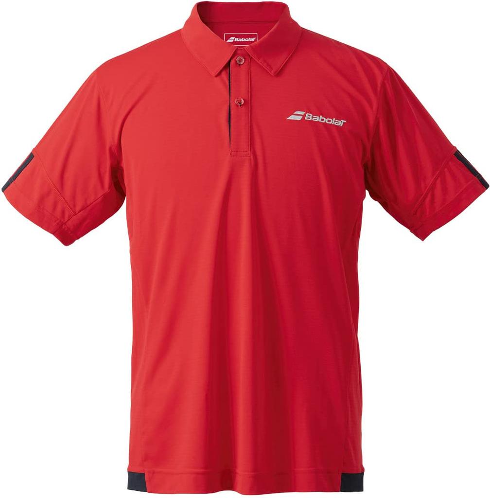 Babolat Club Short Sleeve Shirt Game Polo Shirt for 2022SS for Entry Men's (BUG1312C-2022) [Eligible Bonus]