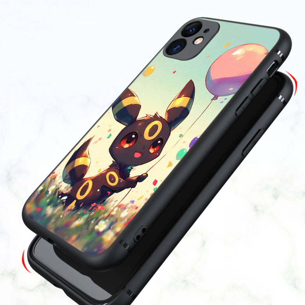 CT57 Pokemon Case for iPhone 16 15 Plus 14 13 12 11 Pro 8 7 6S 6 SE 5S X XR XS Max Realme C30 C33 C31 9I Huawei P30 Black Sofe Cover