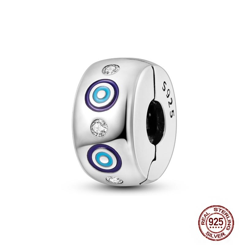 Standard Copper Craft Rotate Devil'S Eye Charms Fit Authentic Bracelet Blue Fatima Hand Palm Spacer Charms Handmade Jewelry Gift