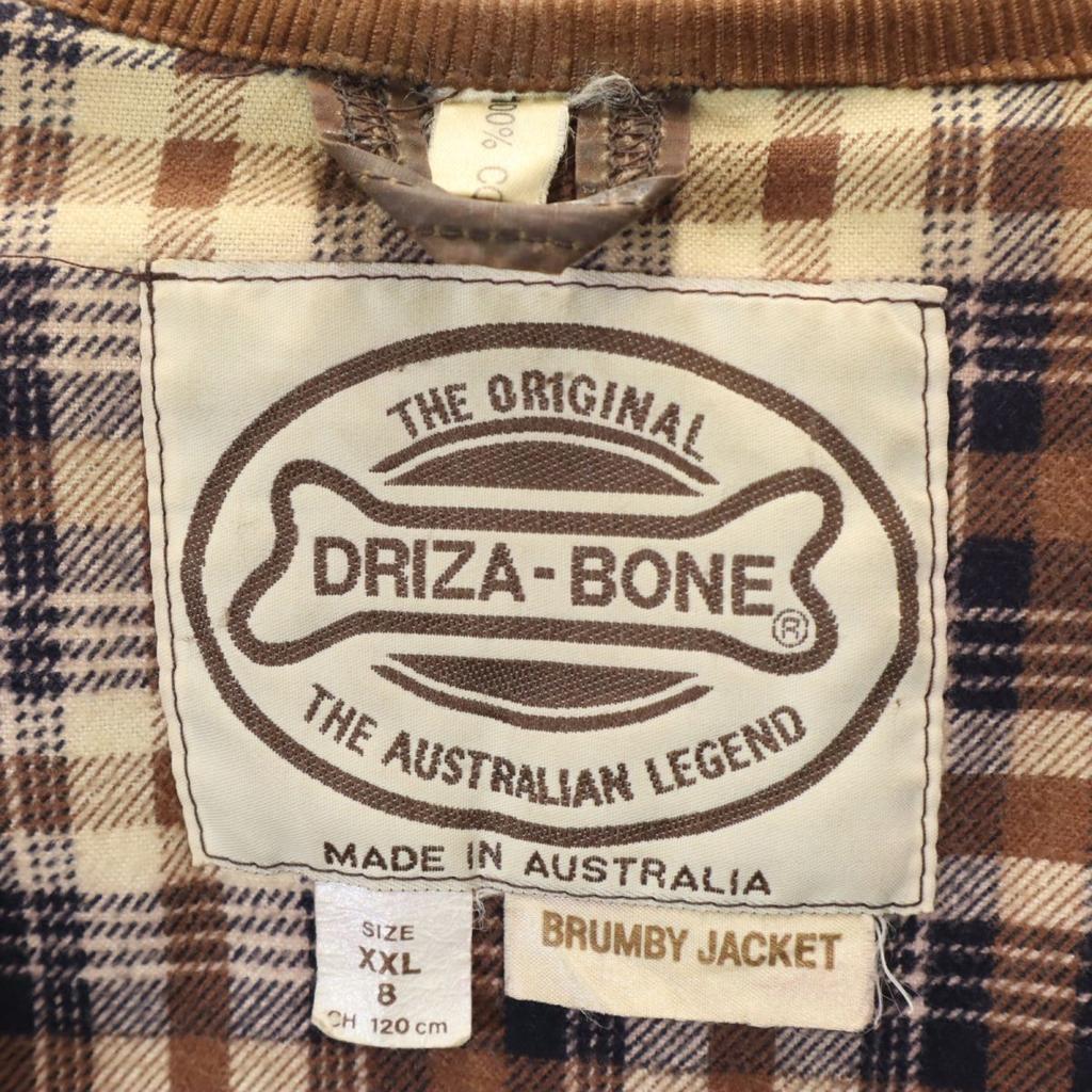 DRIZABONE oiled jacket Jacket XXL Brown Big Size Men's Used