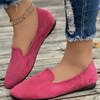 Fashion Fashionable breathable flat shoes for women with soft soles pointed tips casual simple comfortable flat bottomed boat shoes