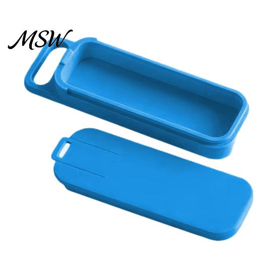 Smooth Surface Storage Bin Rectangular Box, with Slide Top, Durable PLA Desktop Container, Jewelry Space Saving Coin Organizer, for And Hair