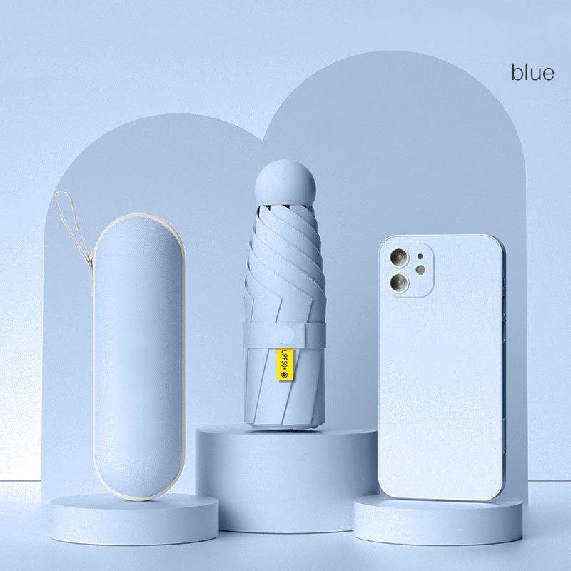 

Складной зонт Портативный Водонепроницаемый Защита от солнца Складной зонт Изысканный Компактный Домашний Дорожный зонт