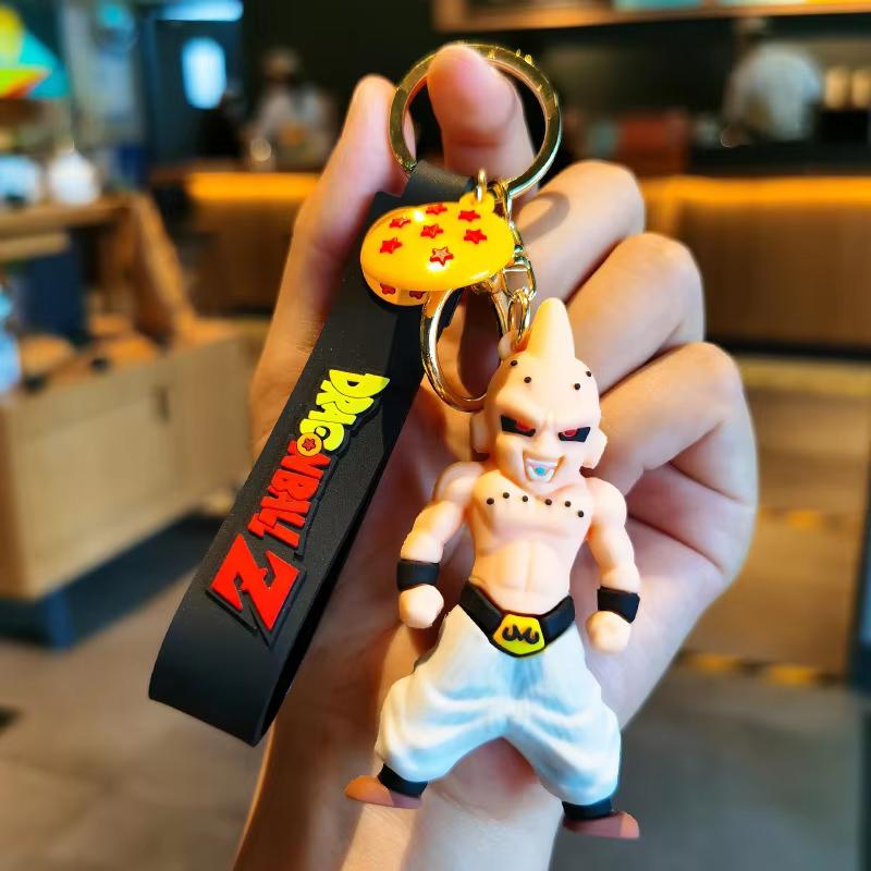 Dragon Ball Anime Keychain 3D Son Goku Master Roshi Figure Dragon Ball Pendant Keyring For Backpack Bag Decoration Anime Fans