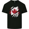 Torn Canada Flag Canadian Day Football Unisexs Light Cotton TShirt