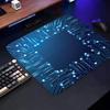 Blue Circuit Board Mouse Pad 40X45 Large Square Computer Office Game Table Mats Rubber Anti-slip Laptop Mousepads Small Desk Pad