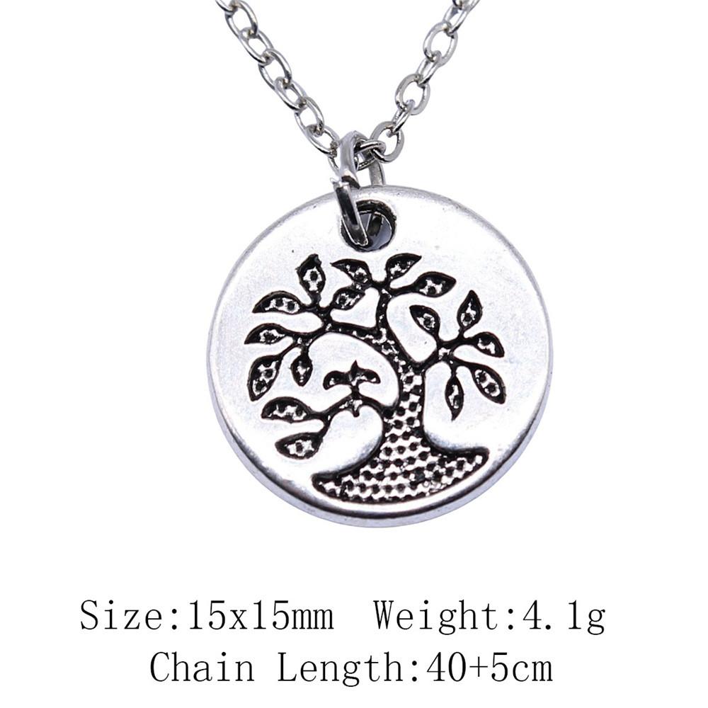 Father's Day On The Neck Plant Tree Of Life Chokers 40cm Short Chain Necklace Cheap Cute Stuff Man Necklace