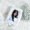 3-Inch Card Album Photo Storage White Snowflake Design Card Holder Card Organizer Fan Card Case Celebrity Card Holder