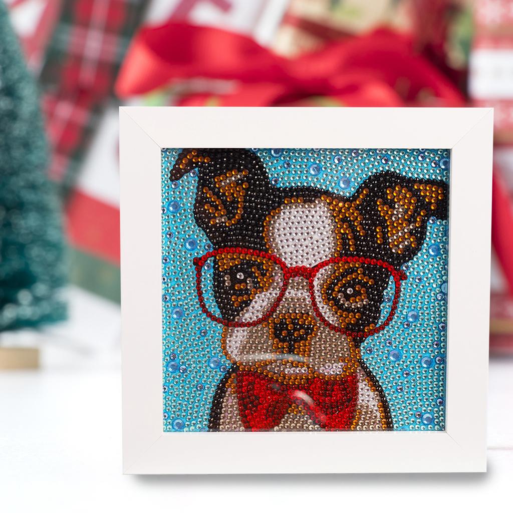 Kids Full Drill 5D Diamond Painting Kit, Cartoon Animal Handmade Diy Diamond Paste Decor Art