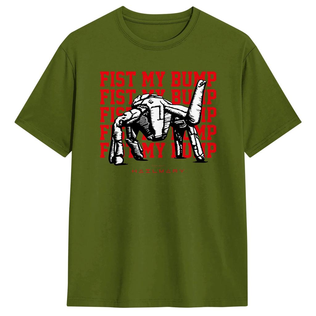 Project Hail Mary Movie Fist My Bump TShirt Unisexs Street Style T Shirts Summer O Neck Harajuku Tee Shirt Hot Sale Oversized Tops