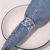 4Pcs Metal Hollow Triangle Napkin Rings - Hotel Banquet Tableware & Decor Essentials