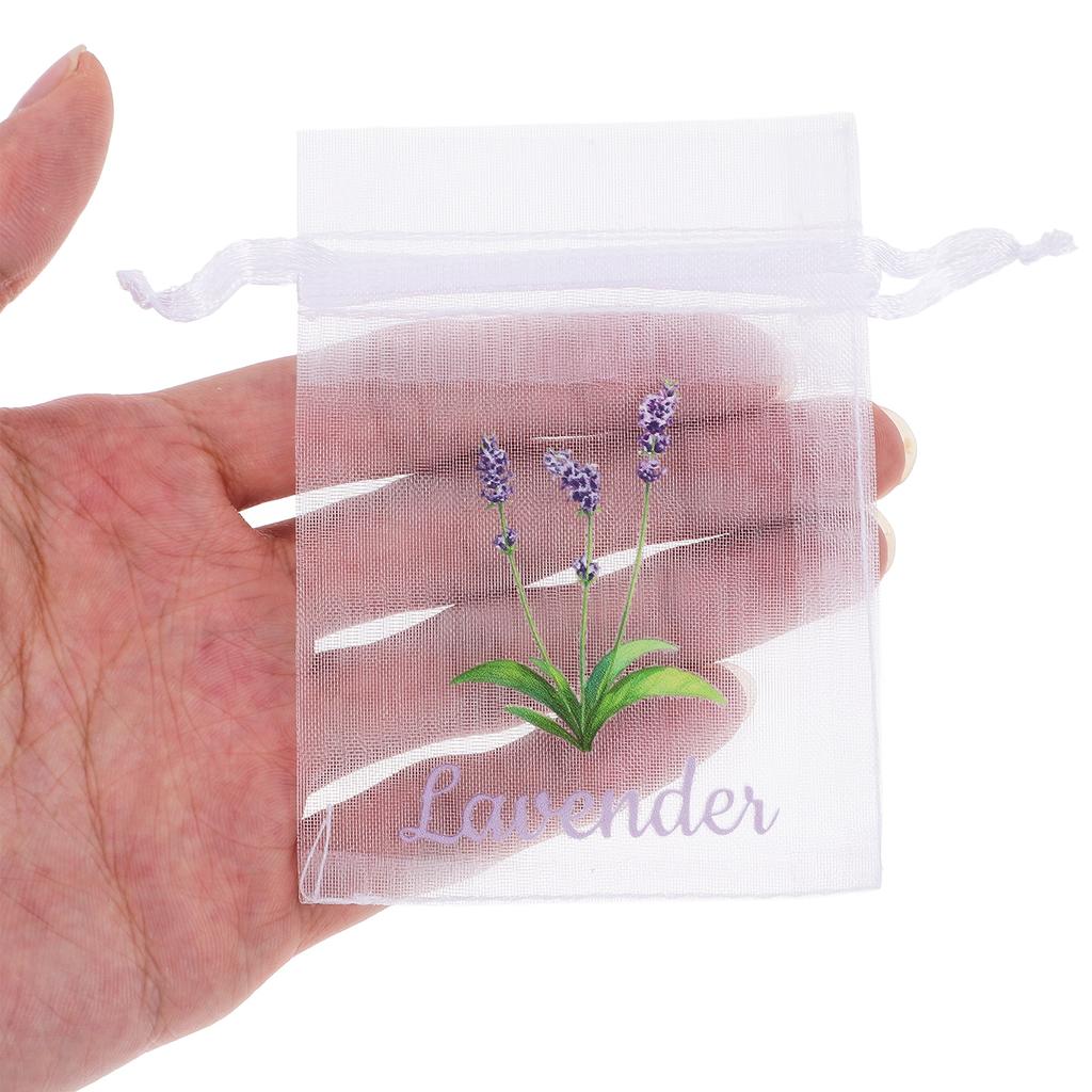 20 Pcs Empty Sachet Bag Jewelry Pouches Sacks Dried Flower Storage Bags Lavender Container Embroidered Gauze Sachets