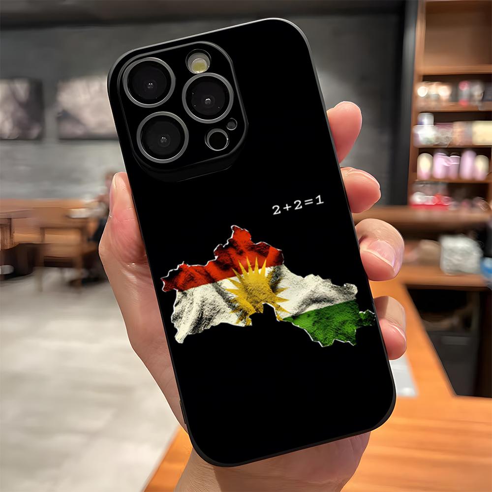 

Kurdistan Flag Phone Case For IPhone 17 Pro Max 15 Pro 16 14 Plus 12 13 Mini 11 Pro Shockproof Soft Cover iPhone 17Pro