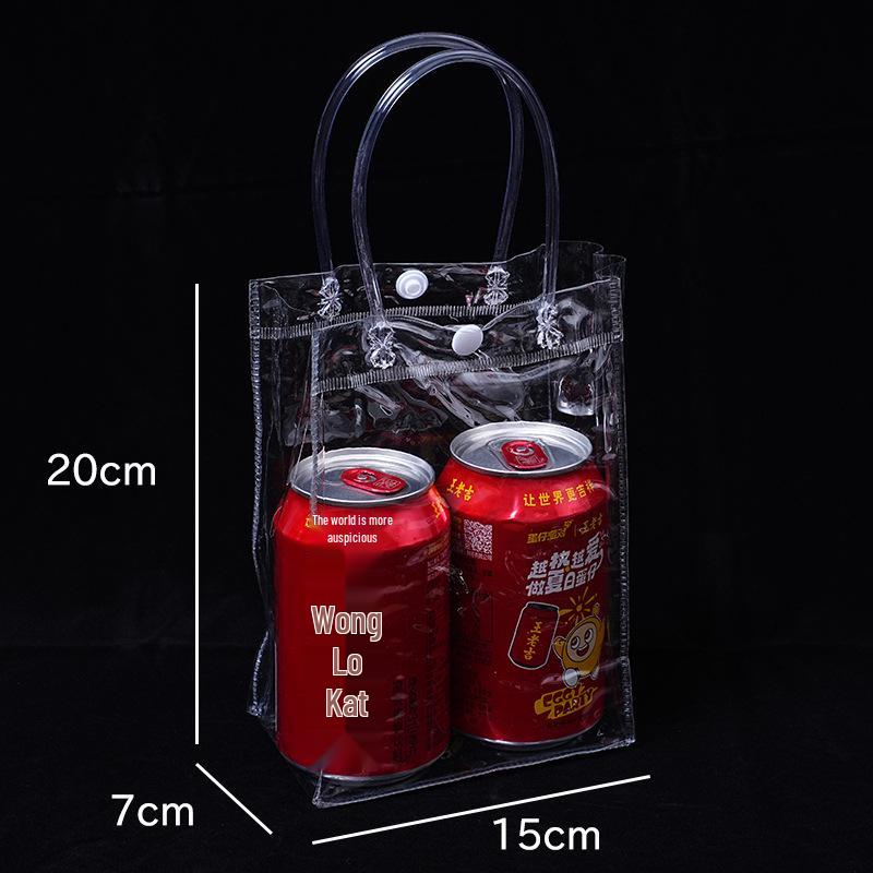 Transparent PVC Tote Bag - Customizable Gift Favor Bag