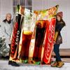 Cocacola Vintage Bottle Blanket Soft Comfortable All Seasons Perfect Sofa Office Naps Blanket Gift Idea Birthday Present Christmas Gift