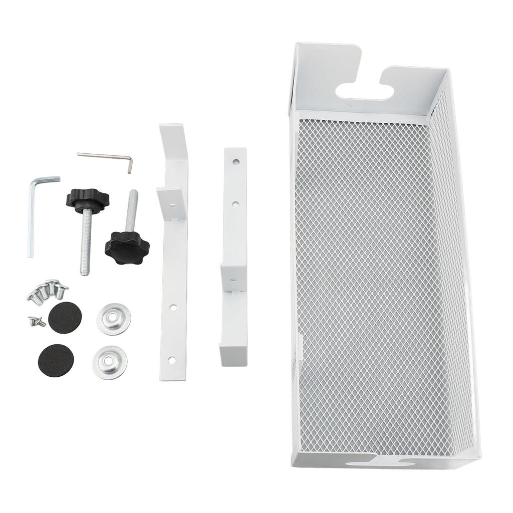 Tavă Gestionare Cabluri Sub Birou Mesh Cutie Gestionare Cabluri Birou cu Montare cu Clemă Organizator Cabluri Birou