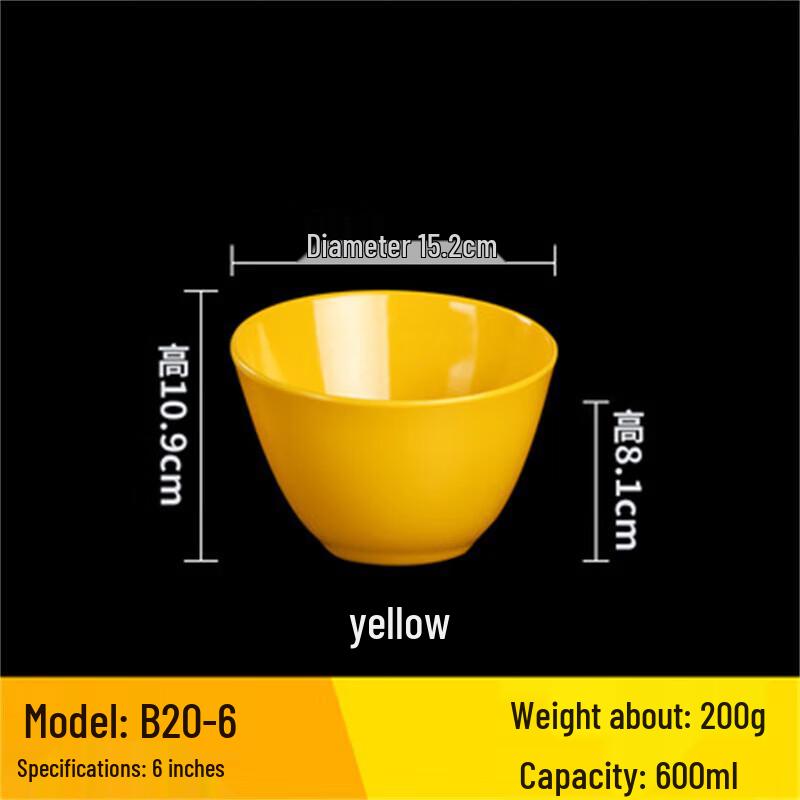 Melamine Slanted Serving Bowl