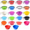 Dog Bowl Portable Folding Pet Bowl Collapsible Silicone Water Bowl for Dog Outdoor Travel Puppy Feeder Dish Food Container