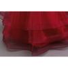 Girls Party Evening Dress Skirt Flower Mesh Tutu Middle and Big Kids Long Christmas Performance Costume 632 Children's Princess