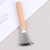 1Pc Wooden Comb Cleaner Delicate Cleaning Removable Comb Cleaner Tool Hair Brush Handle Embeded Tools