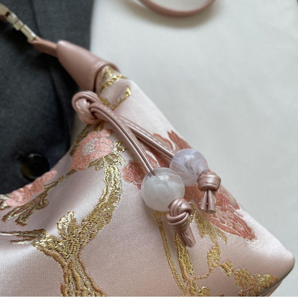 Bestickte Handtasche im chinesischen Stil Canvas Cheongsam Tasche Retro Hanfu Stickerei Handtasche Damen