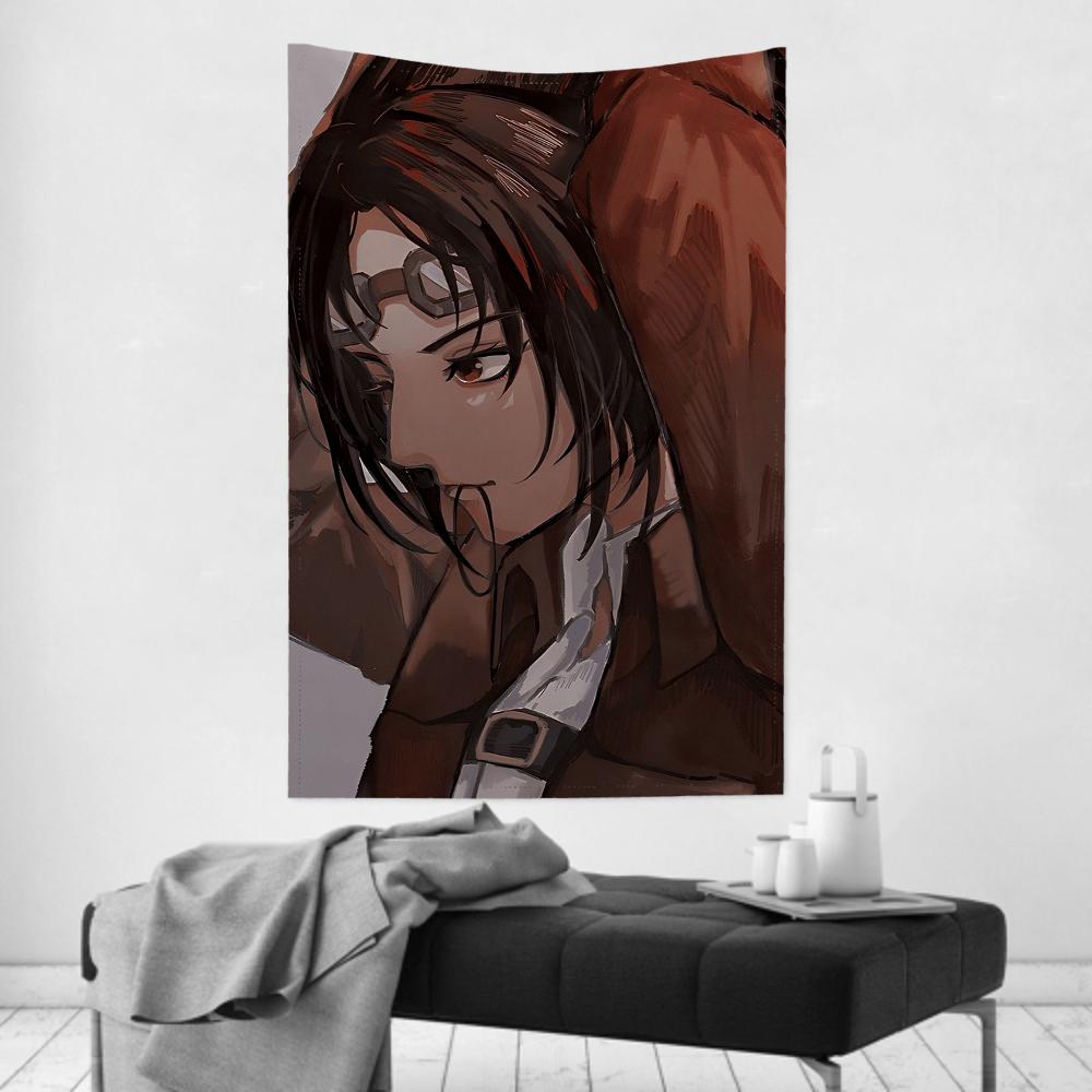 Hange Zoe Anime Attack On Titan Tapestry Room Decor Wall Cloth Party Hanging Background Room Decor Baby Room
