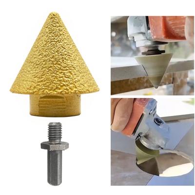 חוט יהלום שיפוע ביט 38/50 מ"מ Countersink Bit Cone Carve ליטוש גלגל שחיקה עבור אריחי פורצלן