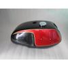 Fit For Triumph T140 Black & Cherry Painted Steel Petrol Tank (Uk Version) Cap