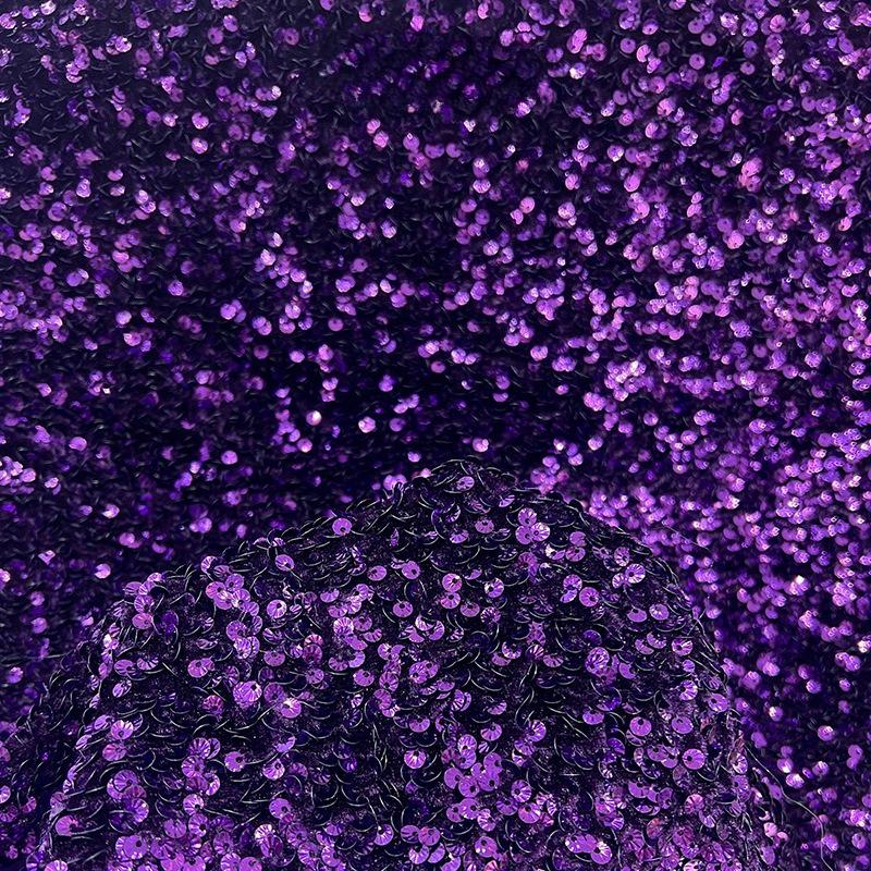 Barevná lesklá flitrová látka Olejově lesklá tylová látka Materiál na svatební šaty Různé styly Domácí flitrová látka Ozdoba oblečení