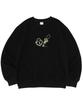 ROIDESROIS Heart Lock & Key Graphic Sweatshirt (Black)