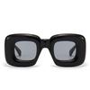  Popular European And American Concept Square Wrapped Style“ Futuristic” Sunglasses Trendy Sunglasses