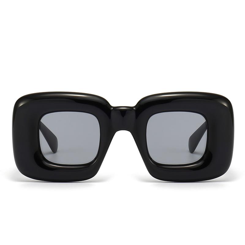 Popular European And American Concept Square Wrapped Style“ Futuristic” Sunglasses Trendy Sunglasses