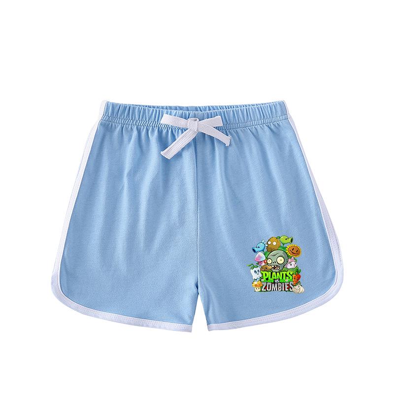 Kids' Summer Color Block Sports Set: Baby Shorts & Short Sleeve T-shirt