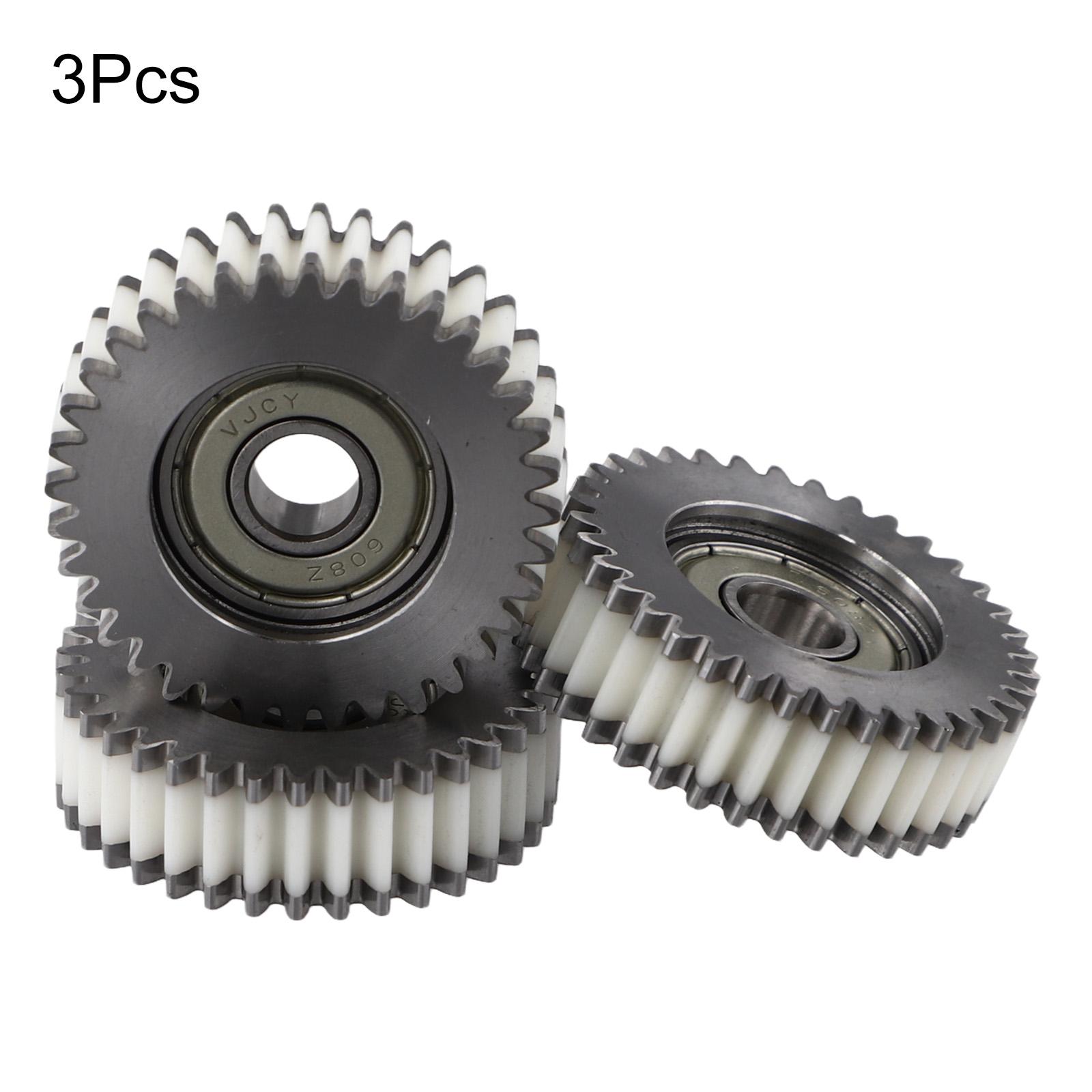 

Запасные шестерни Белые + Серебристые 3 шт. 36 зубьев 8 мм 37x12x8mm