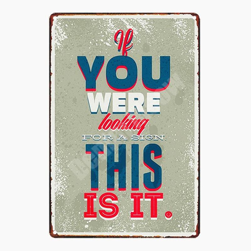 Funny Words Vintage Metal Plate for Home Decor, Believe In Your Selfie, Retro Tin Signs, Pub, Bar, Cafe, Wall Art Poster,30x20cm