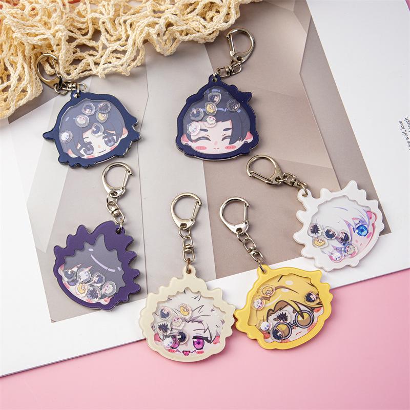 Jujutsu Kaisen Anime Acrylic Keychain & Backpack Charm.