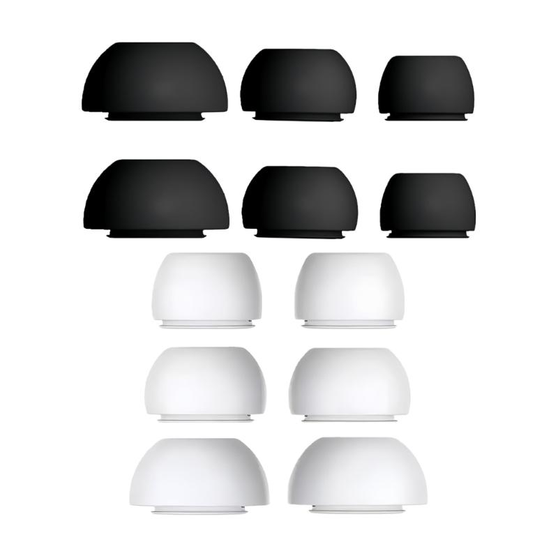 3Pairs Replacement Silicone Ear Buds Tips Featuring Dust Mesh Protections for Pods 3 Improved Auditory and Secure Wear