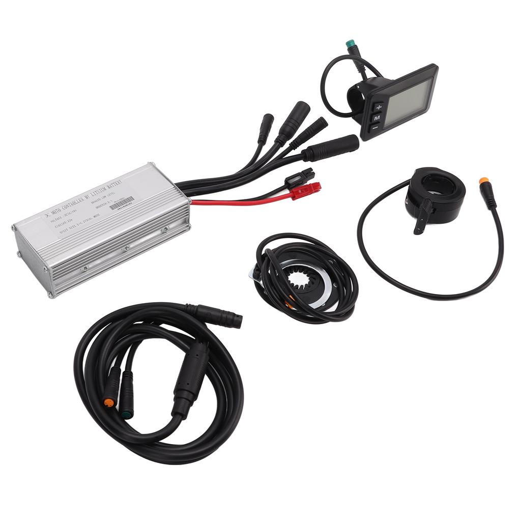 Electric Modification Kit Aluminum Alloy Waterproof Electric Bike Motor Controller with GD01 Panel for Electric Vehicle