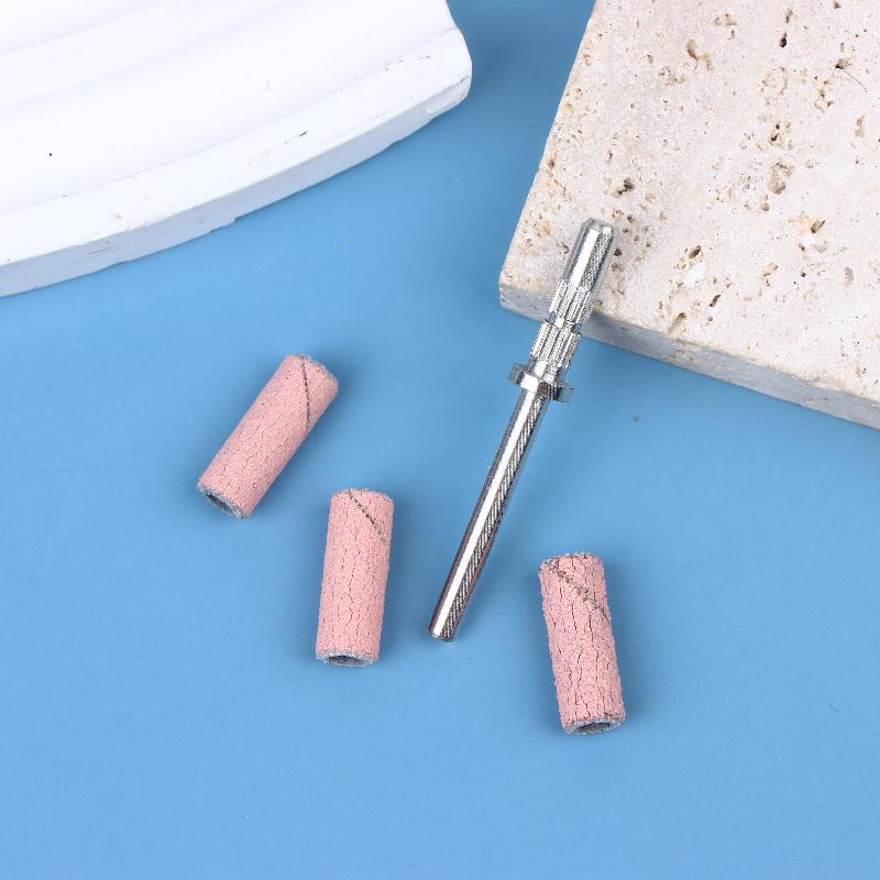 3.1Mm 80Pcs Mini Nail Sanding Bands Electric Machine Nail Drill Bits Acrylic Polish Remover Files Nails Accessory Tool