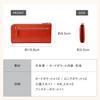 Mura Slim Genuine Leather Long Wallet with Zipper and Protection Women's L-Shaped RFID/Skimming (Orange)