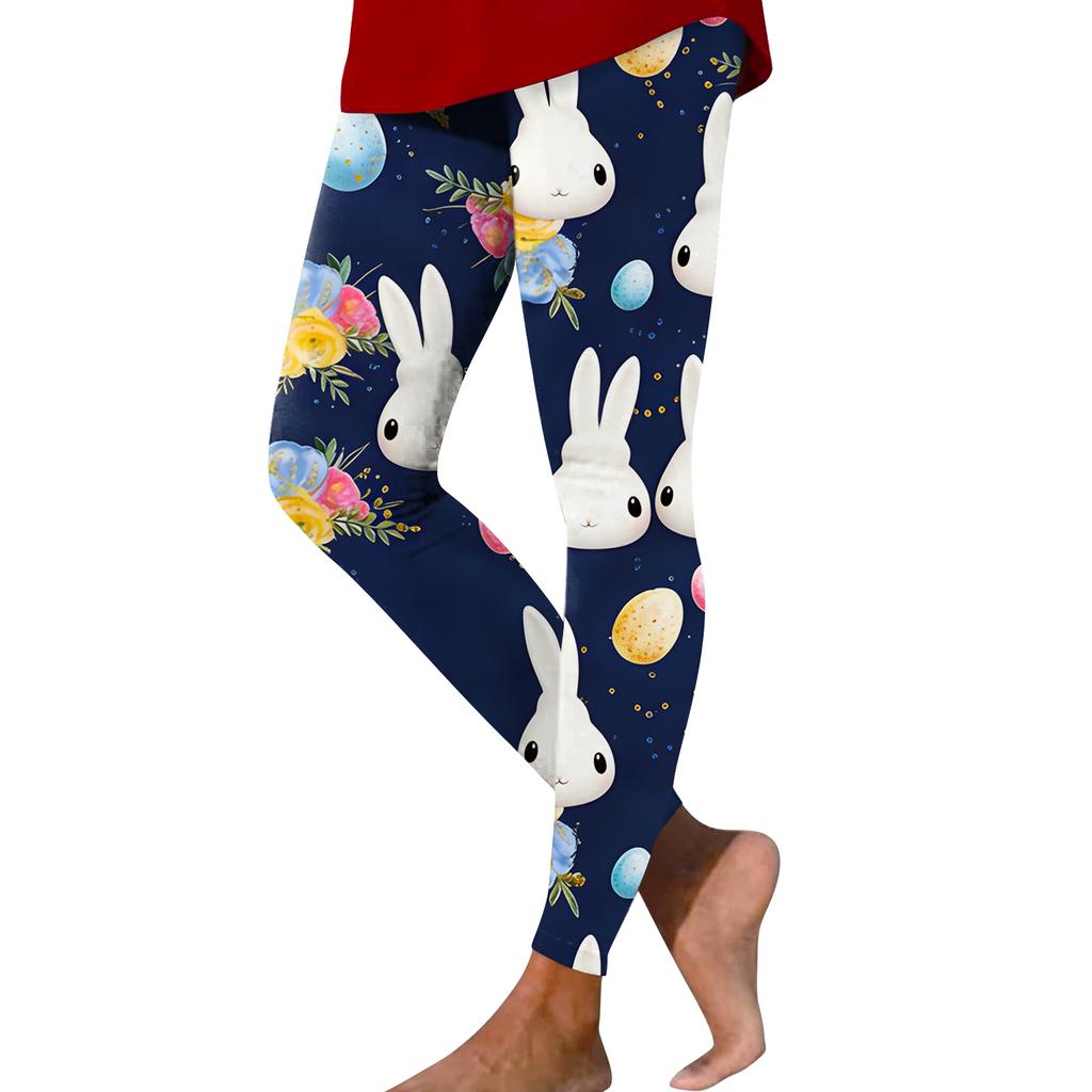 Pantaloni da Yoga Elasticizzati Slim da Donna Casual alla Moda per Esterno con Stampa Natalizia Pantaloni Corti