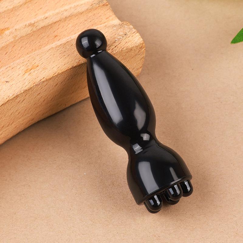 Gesichtsmassage-Stab aus Lotos-Samenkapsel: Gua Sha & Meridian-Freiräumwerkzeug