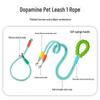 Guinzaglio per addestramento cani in nylon resistente e pelle con catena a P anti-sommossa
