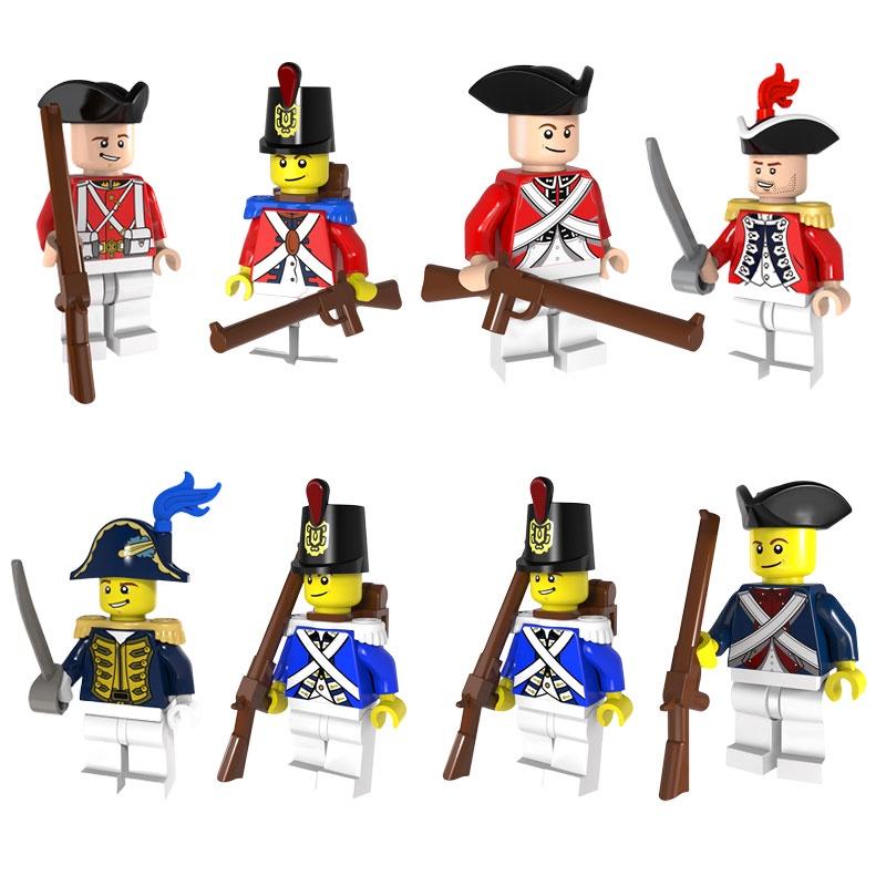 Pirate-themed Medieval Navy Admiral Building Blocks 4.5cm Height Abs Plastic